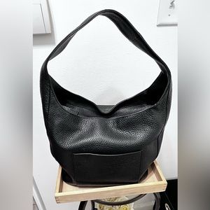 Michael Kors Lena Black Leather Shoulder Bag